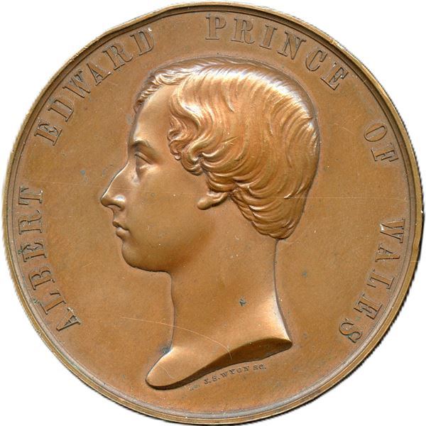 Lr. 641 Prince of Wales Visit to Canada Medal. 1860. Bronze.