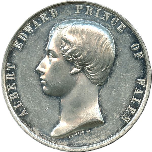 Lr. 641 Prince of Wales Visit to Canada Medal. 1860. White Metal.