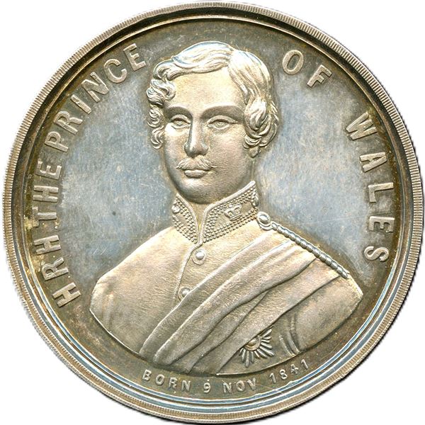 Lr. 642 Prince of Wales Opening of the Victoria Bridge. 1860. Silver.