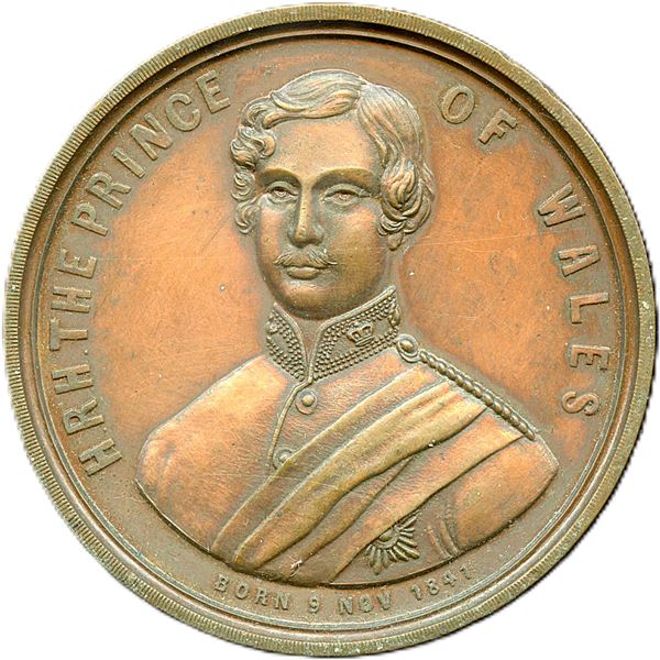 Lr. 642 Prince of Wales Opening of the Victoria Bridge. 1860. Bronze.