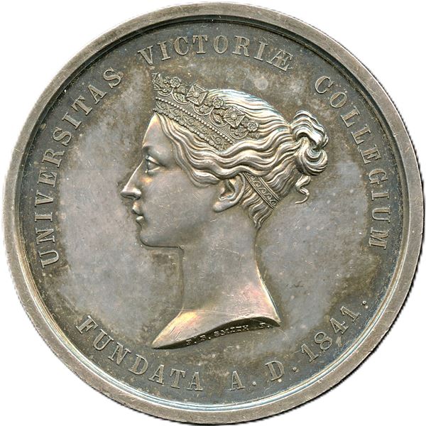 Lr. 749 Victoria College. 1841. Silver. 1860.