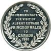 Image 2 : Lr. 935 Prince of Wales Visit to Canada. With Moustache Variety 1860. White Metal.