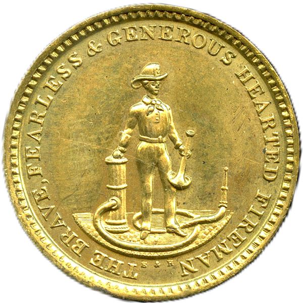 Albert Edward Prince Of Wales 1860 NY Fireman's Grand Torchlight Procession.