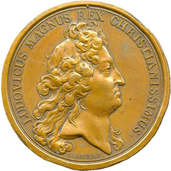 Lr. 300b — France Louis XIV Dynastic Medal. 1693. Bronze.