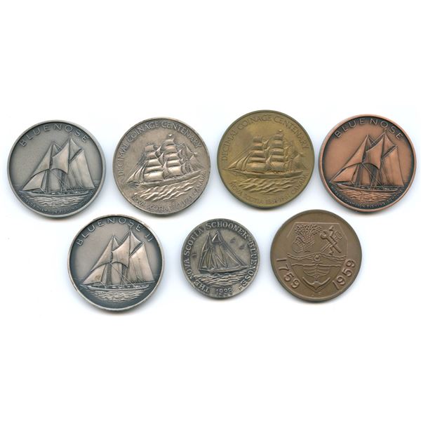 Nova Scotia Medals - Lot of 7