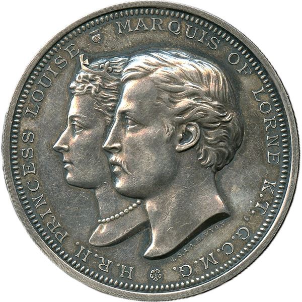 Marquis of Lorne Governor General Medal. Named, Silver.