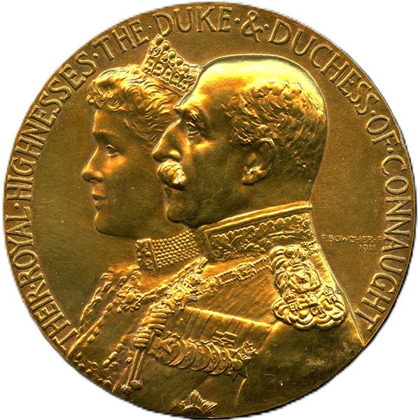 Governor General Medal - Connaught Named Gold