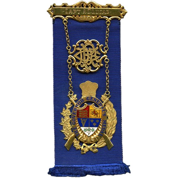 Governor General Medal - Tweedsmuir, 1938 Gold Medal