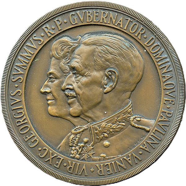 Governor General Medal - Vanier, Tombac