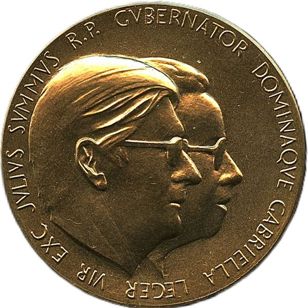 Governor General Medal - Leger, Tombac