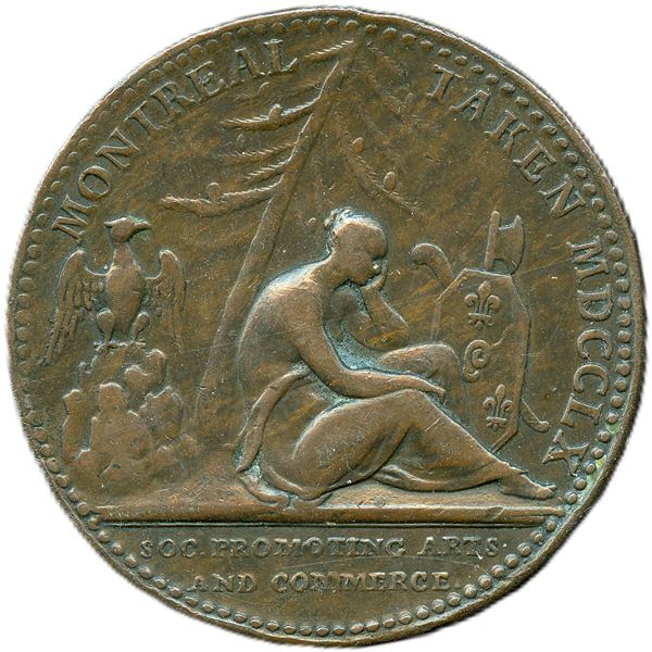 Lr. 860 — Montreal Taken. 1760. Copper.