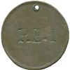 Image 1 : P.E.I McCausland Penny Counterstamp Token