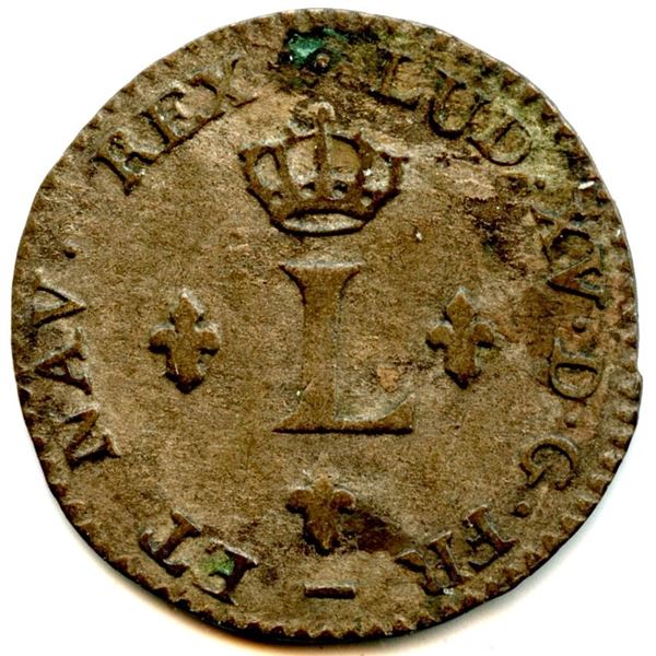 Br 509. Billon Sol of 12 Deniers. 1740 W. (Lille).