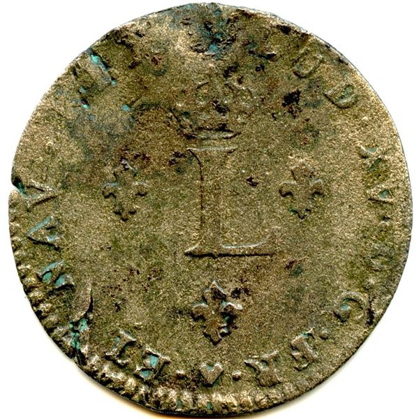 Lot of Six Br. 508. Billon Double Sol of 24 Deniers.