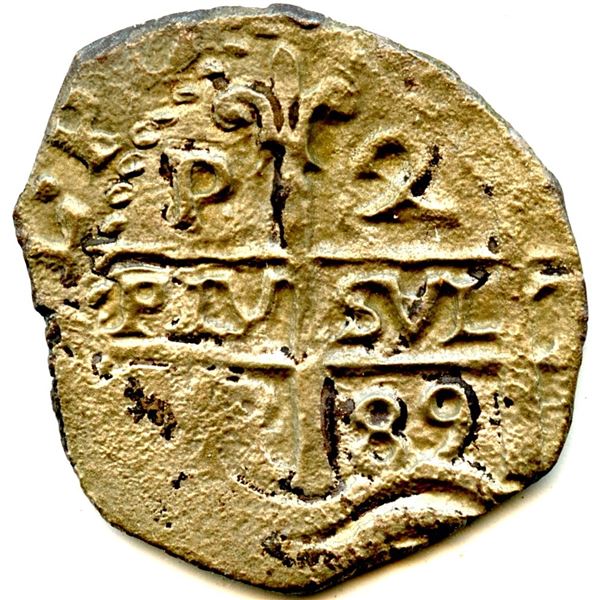 Lot of Two Spanish Regime Coins.