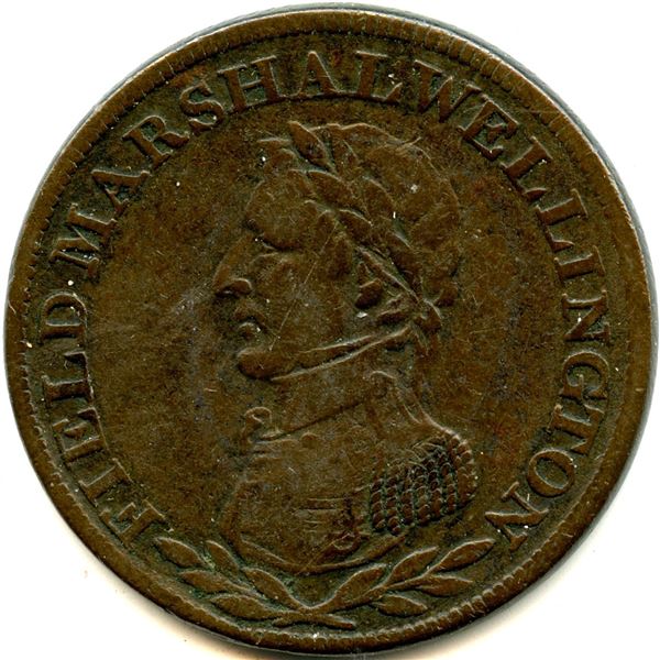 Lot of Seven Wellington Tokens.