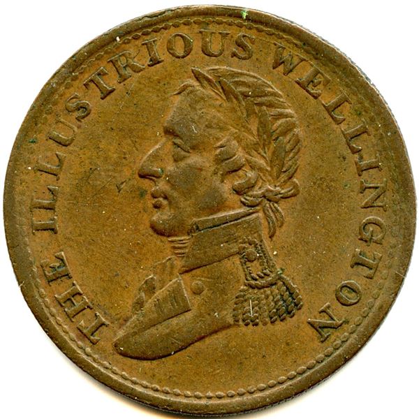 Lot of Seven Wellington Tokens.