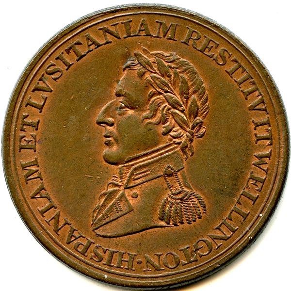 Lot of Seven Wellington Peninsular Tokens.