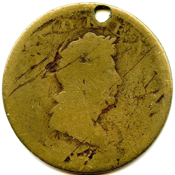 Northwest Company Fur Trade Token.