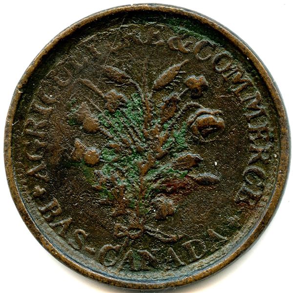 Lot of  Fourteen Bouquet Sou Tokens.