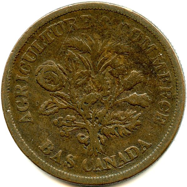 Lot of Six Br 715 Banque Du Peuple Sou Tokens.