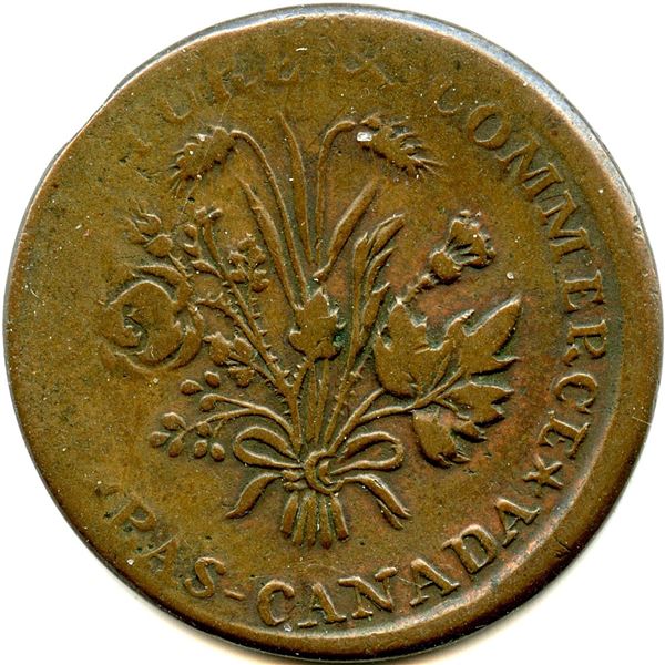 Lot of Two Br 716 Banque Du Peuple Sou Tokens.