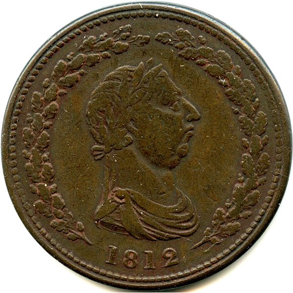 Lot of Four One Penny Lower Canada Tokens.