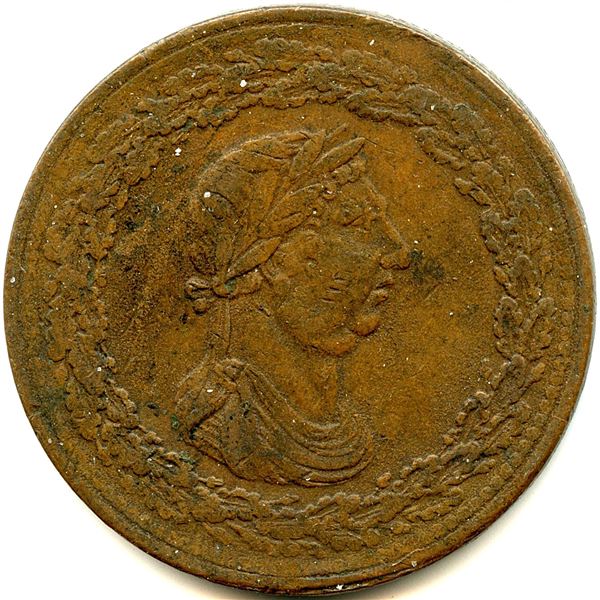 Withers 1386a 1814 Commerce Penny.