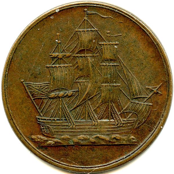 Br 1004 1812 Bale Marked S.J.& Co. Lower Canada Token.