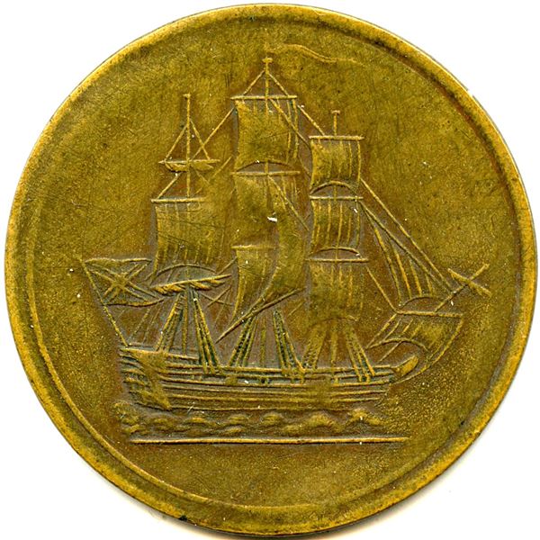 Br 1004 1812 Bale Marked S.J.& Co. Lower Canada Token.