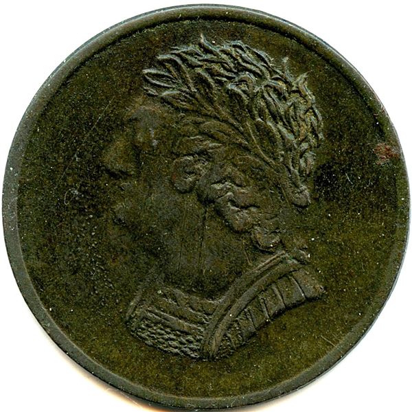 Br 1012 Bust and Harp Lower Canada Token.