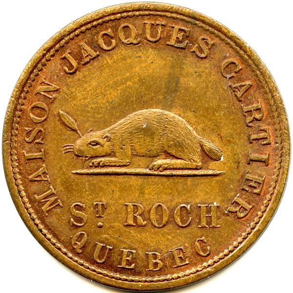 Lot of Five Quebec Tokens.
