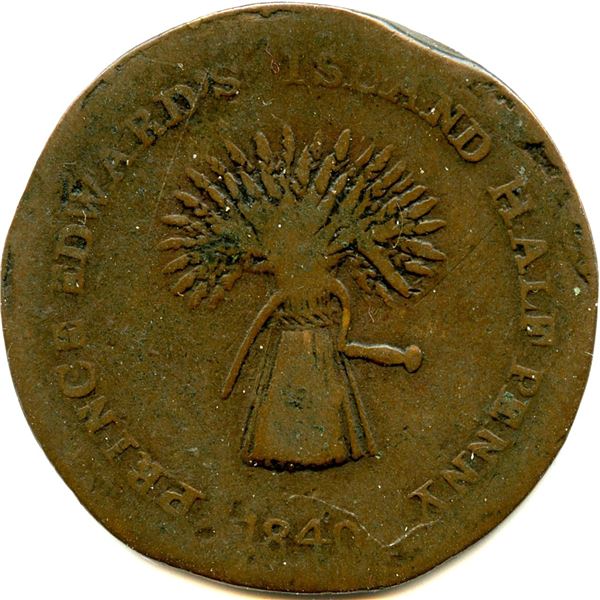 Br 916 1840 James Milner`s Sheaf of Wheat .