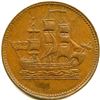 Image 5 : Lot of Eight Br 997 PEI Ships Colonies & Commerce Tokens.