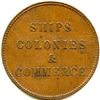 Image 6 : Lot of Eight Br 997 PEI Ships Colonies & Commerce Tokens.