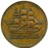 Image 1 : Lot of Six Br 997 PEI Ships Colonies & Commerce Tokens.