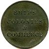 Image 2 : Lot of Six Br 997 PEI Ships Colonies & Commerce Tokens.