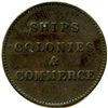 Image 4 : Lot of Six Br 997 PEI Ships Colonies & Commerce Tokens.