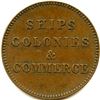 Image 8 : Lot of Six Br 997 PEI Ships Colonies & Commerce Tokens.