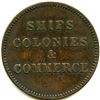 Image 12 : Lot of Ten Br 997 PEI Ships Colonies & Commerce Tokens.