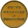 Image 2 : Lot of Ten Br 997 PEI Ships Colonies & Commerce Tokens.