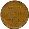 Image 4 : Lot of Five Br 997 PEI Ships Colonies & Commerce Tokens.