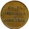 Image 6 : Lot of Five Br 997 PEI Ships Colonies & Commerce Tokens.