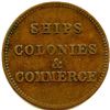 Image 8 : Lot of Five Br 997 PEI Ships Colonies & Commerce Tokens.