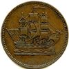 Image 1 : Lot of Five Br 997 PEI Ships Colonies & Commerce Tokens.