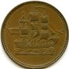 Image 9 : Lot of Five Br 997 PEI Ships Colonies & Commerce Tokens.