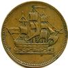 Image 9 : Lot of Six Br 997 PEI Ships Colonies & Commerce Tokens.