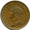 Image 1 : Lot of Three Br 867 Nova Scotia 1823 Thistle Tokens.