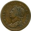 Image 1 : Br 867 Nova Scotia 1823 Half Penny Thistle Token.