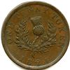 Image 8 : Lot of Four Br 868 Nova Scotia 1824 One Penny Thistle Tokens.